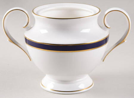 Federal Cobalt Sugar Bowl No Lid
