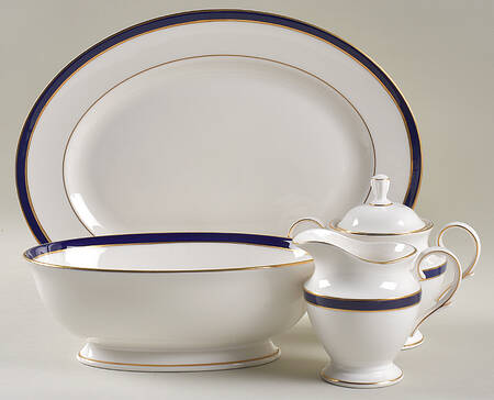 Federal Cobalt 5 Piece Hostess Set by Lenox