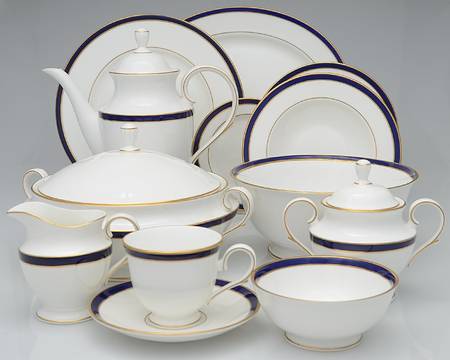 Federal Cobalt 65 Piece Estate Set