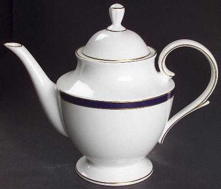 Federal Cobalt Teapot & Lid