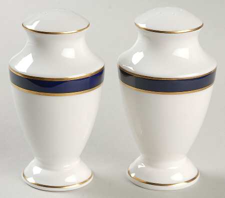 Federal Cobalt Salt & Pepper Set by Lenox
