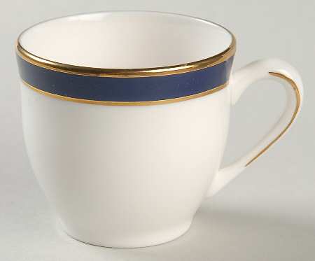 Federal Cobalt Flat Demitasse Cup