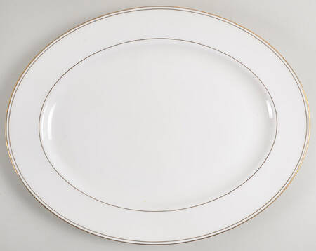 Federal Gold (Discontinued 2005) 16" Oval Serving Platter