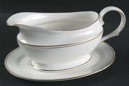 Federal Gold (Discontinued 2005) Gravy Boat & Underplate