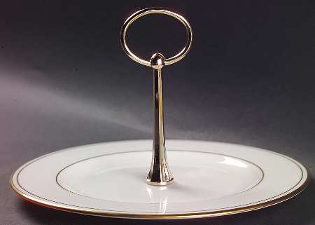 Federal Gold (Discontinued 2005) Round Serving Plate with Handle (SP)