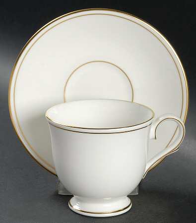 Federal Gold (Discontinued 2005) Footed Demitasse Cup & Saucer Set