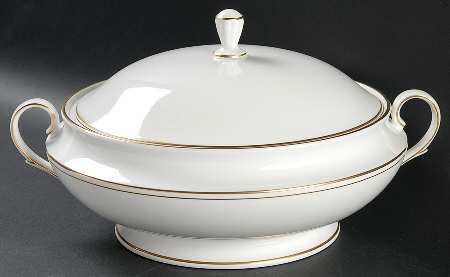 Federal Gold (Discontinued 2005) Round Covered Vegetable by Lenox