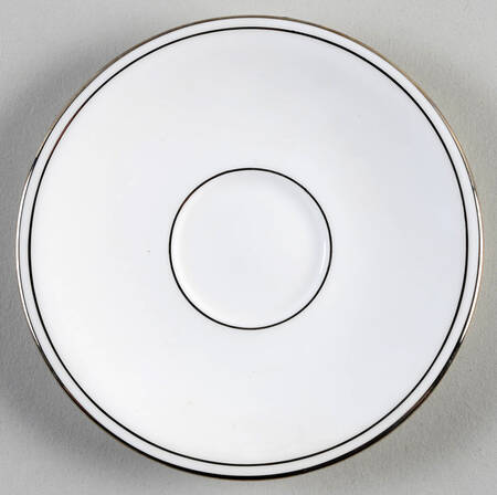 Federal Platinum Saucer for Flat Demitasse Cup