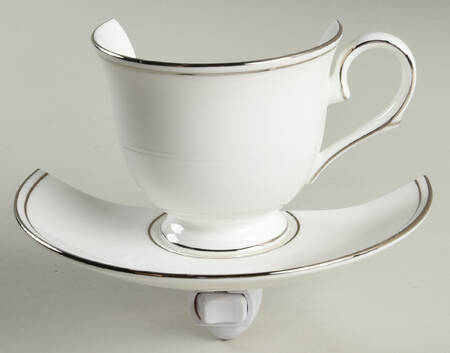 Federal Platinum 4 3/8"-4 5/8" Night Light/Cup & Saucer HC