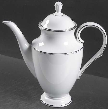 Federal Platinum Coffee Pot & Lid