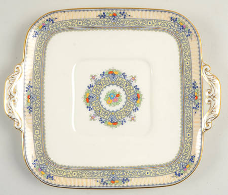 Festival Square Cake Plate