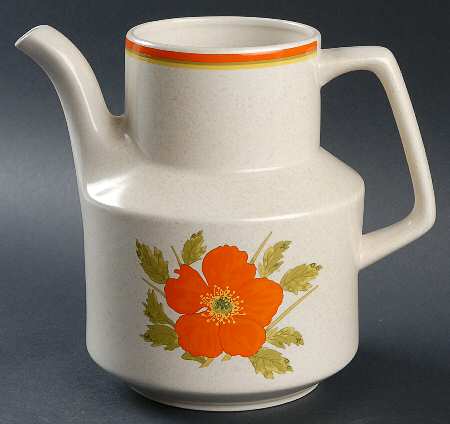Fire Flower Coffee Pot No Lid