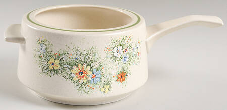 Floral Fantasy Open Fondue Pot