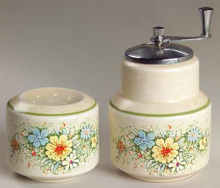 Floral Fantasy Salt Shaker & Pepper Mill Set