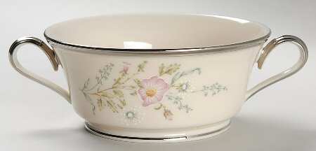 Flirtation Footed Cream Soup Bowl