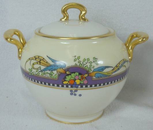 Florida Sugar Bowl & Lid