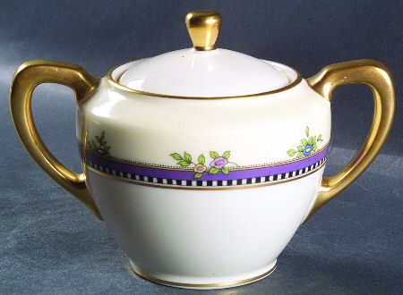 Florida Shape 1962 Sugar Bowl & Lid