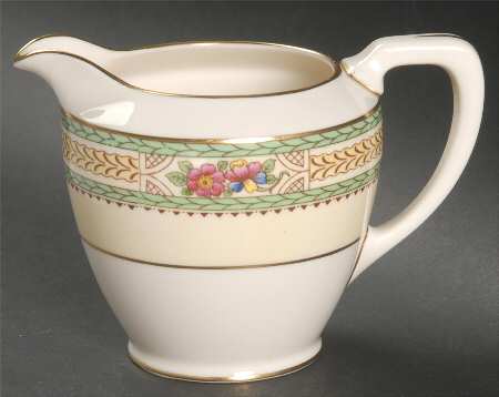 Floralia (Green Yellow Wreath) Creamer
