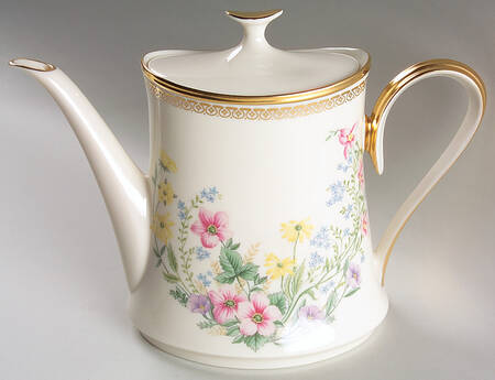 Flower Song Tea/Coffee Pot & Lid