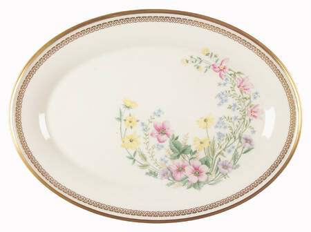 Flower Song 16" Oval Serving Platter