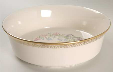 Flower Song 9" Round Vegetable Bowl