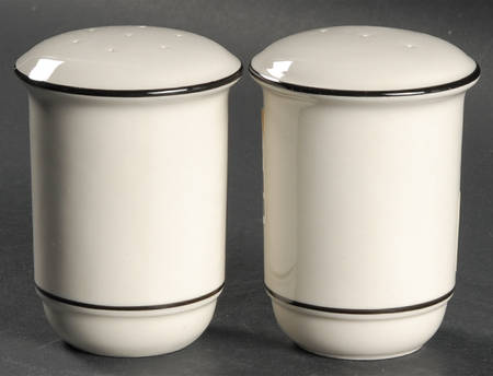 Black Pinstripes (For the Black) Salt & Pepper Set