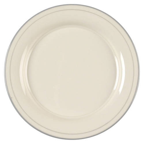 Grey Pinstripes (For the Grey) Bread & Butter Plate