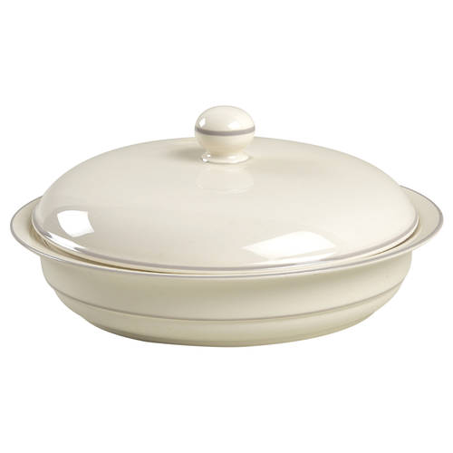 Grey Pinstripes (For the Grey) Round Covered Vegetable-Uses RV9 as Base + C2CVL