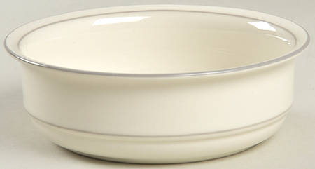 Grey Pinstripes (For the Grey) Fruit/Dessert (Sauce) Bowl