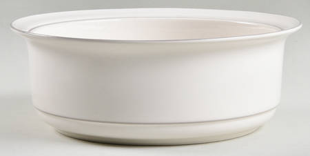 Grey Pinstripes (For the Grey) 9" Round Open Casserole