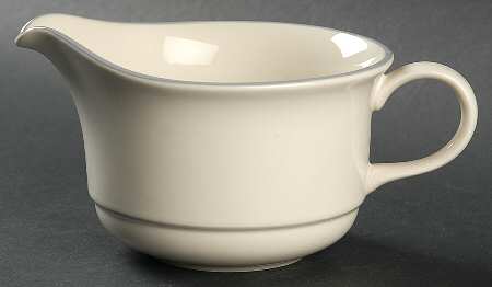 Grey Pinstripes (For the Grey) Open Sauce Boat