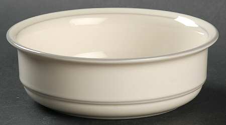 Grey Pinstripes (For the Grey) Fruit/Dessert (Sauce) Bowl