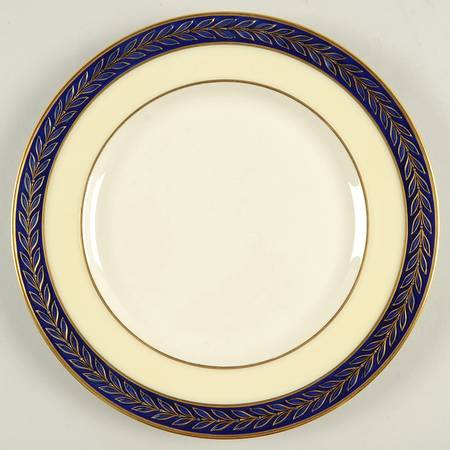 Fontaine Cobalt Ivory by Lenox