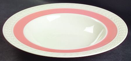 Fontaine Coral Rim Soup Bowl