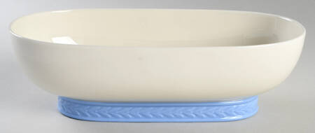 Fontaine Light Blue (No Trim) 11" Oval Centerpiece