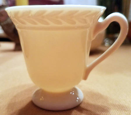 Fontaine White Footed Demitasse Cup