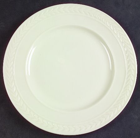 Fontaine White Luncheon Plate