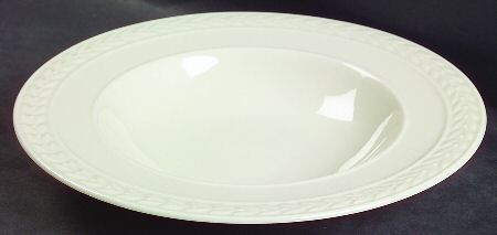Fontaine White Rim Soup Bowl