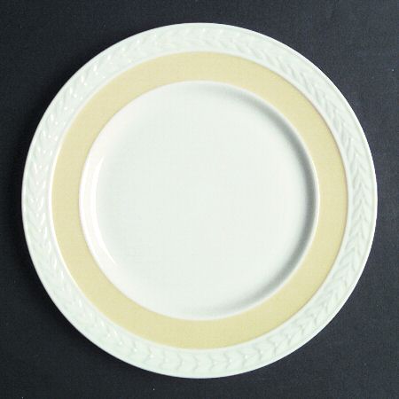 Fontaine Yellow (Embossed White Laurel) Salad Plate