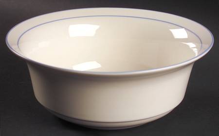 Sky Blue Pinstripes (For the Sky Blue) 8" Round Vegetable Bowl