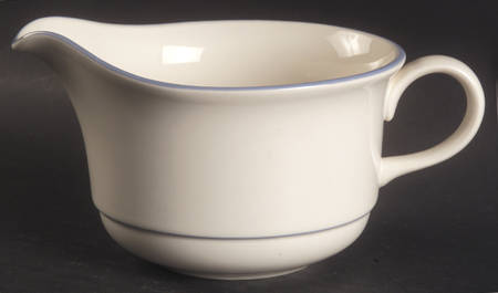 Sky Blue Pinstripes (For the Sky Blue) Open Sauce Boat