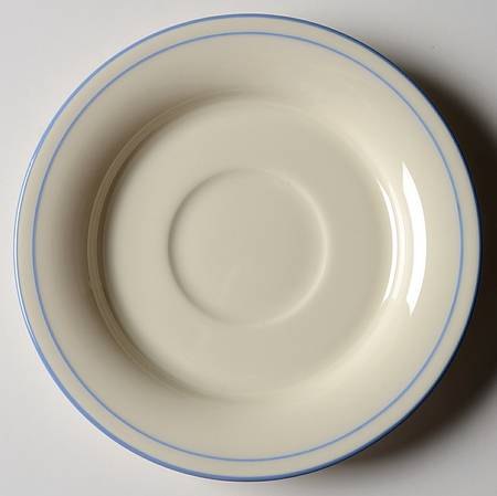 Sky Blue Pinstripes (For the Sky Blue) Saucer
