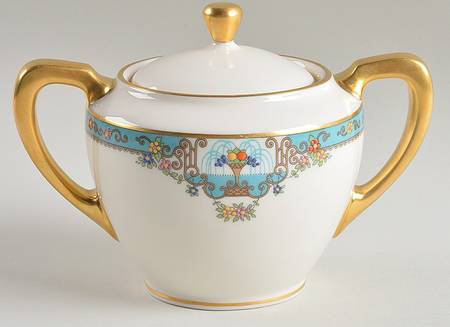 Fountain Shape 1962 Sugar Bowl & Lid