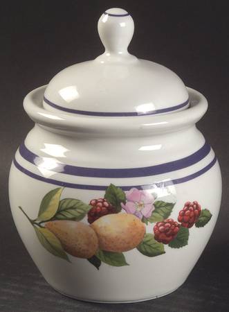 Fruit Groves Sugar Bowl & Lid