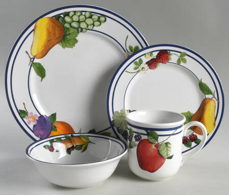 Fruit Groves 4 Piece Place Setting