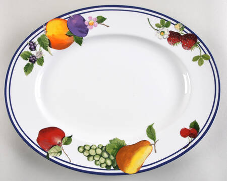 Fruit Groves 14" Oval Serving Platter