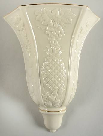 Fruits of Life 10" Wall Pocket Vase by Lenox