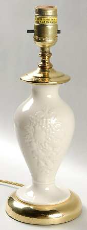 Fruits of Life 12" Electric Lamp No Shade by Lenox