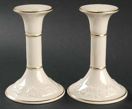 Fruits of Life 5" Candlestick - Set of 2