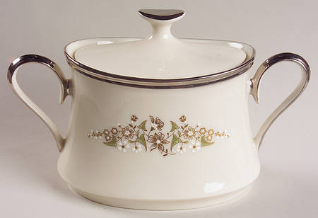 Fresh Meadow Sugar Bowl & Lid